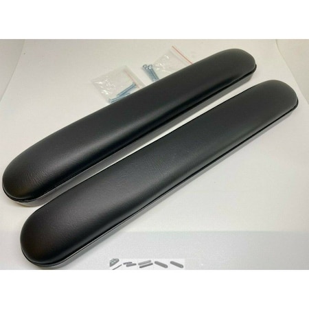 Proactive 13 Inch Full Length Wheelchair  Padded Armrests Black (Pair) PR PP-RAPF